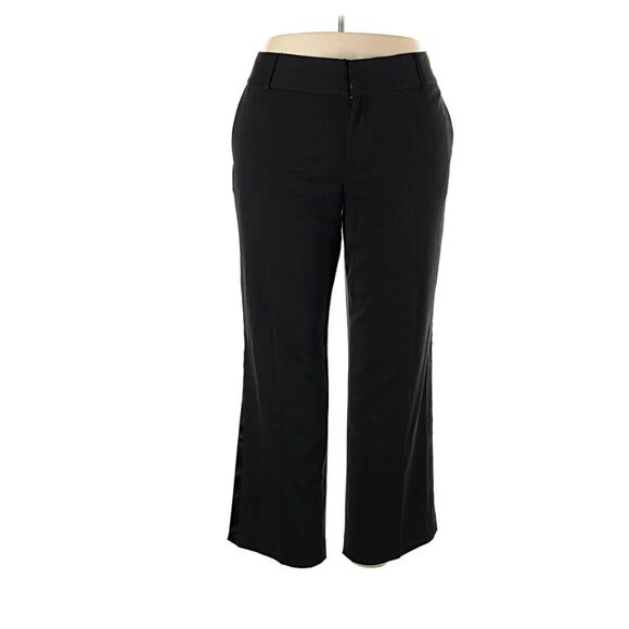 Merona Stretch High-Rise Wide Leg Black Dress Pant, Sz 22W - Picture 1 of 7